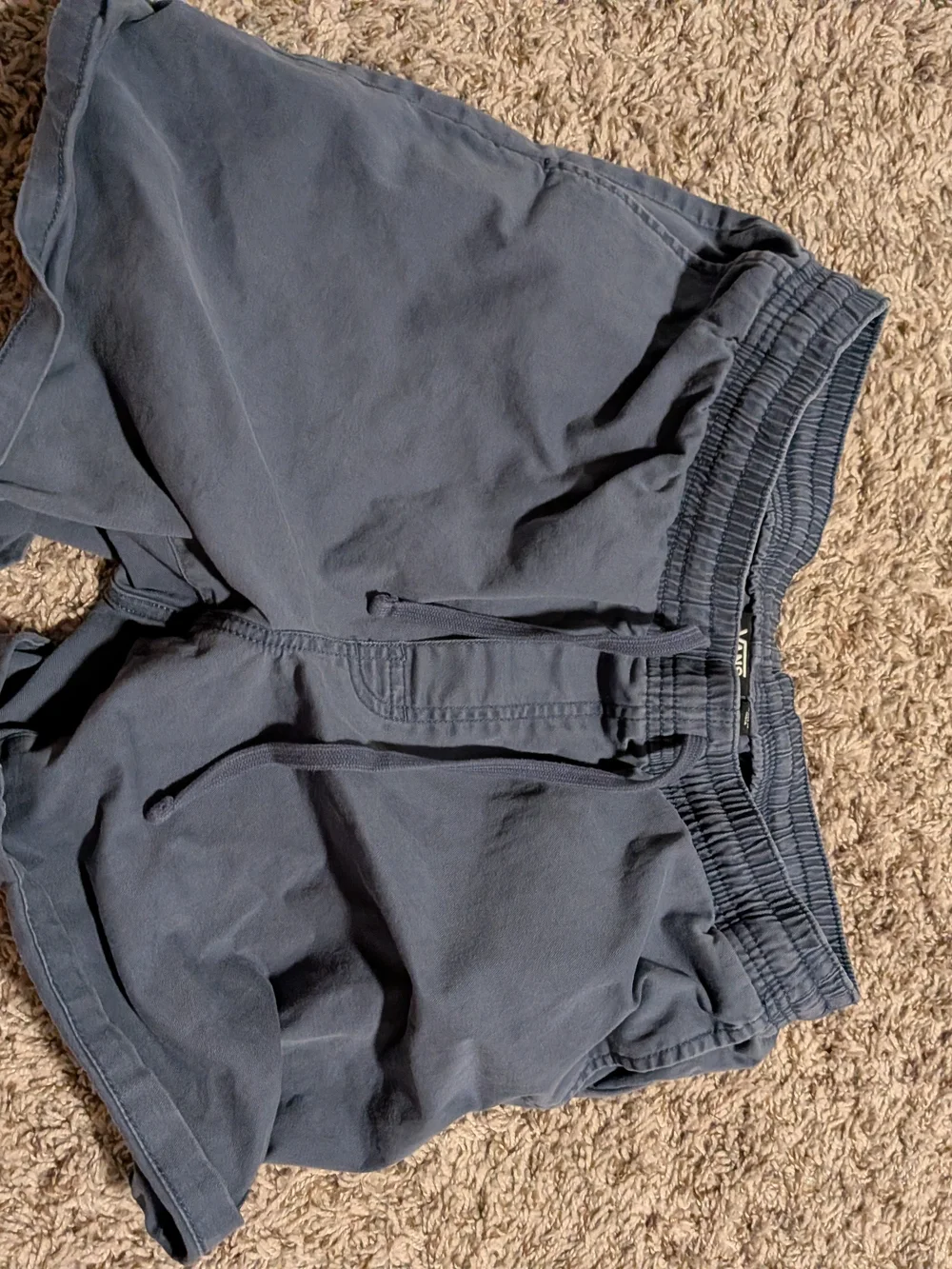 Vans Men's Navy Drawstring Casual Shorts